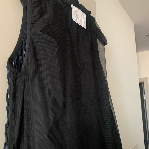 Sacai Angliase Embroidered Navy dress - Picture 7 of 8